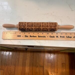 Engraved Wooden Rolling Pin
